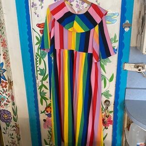 Dressed in Lala Colorful Striped Dress